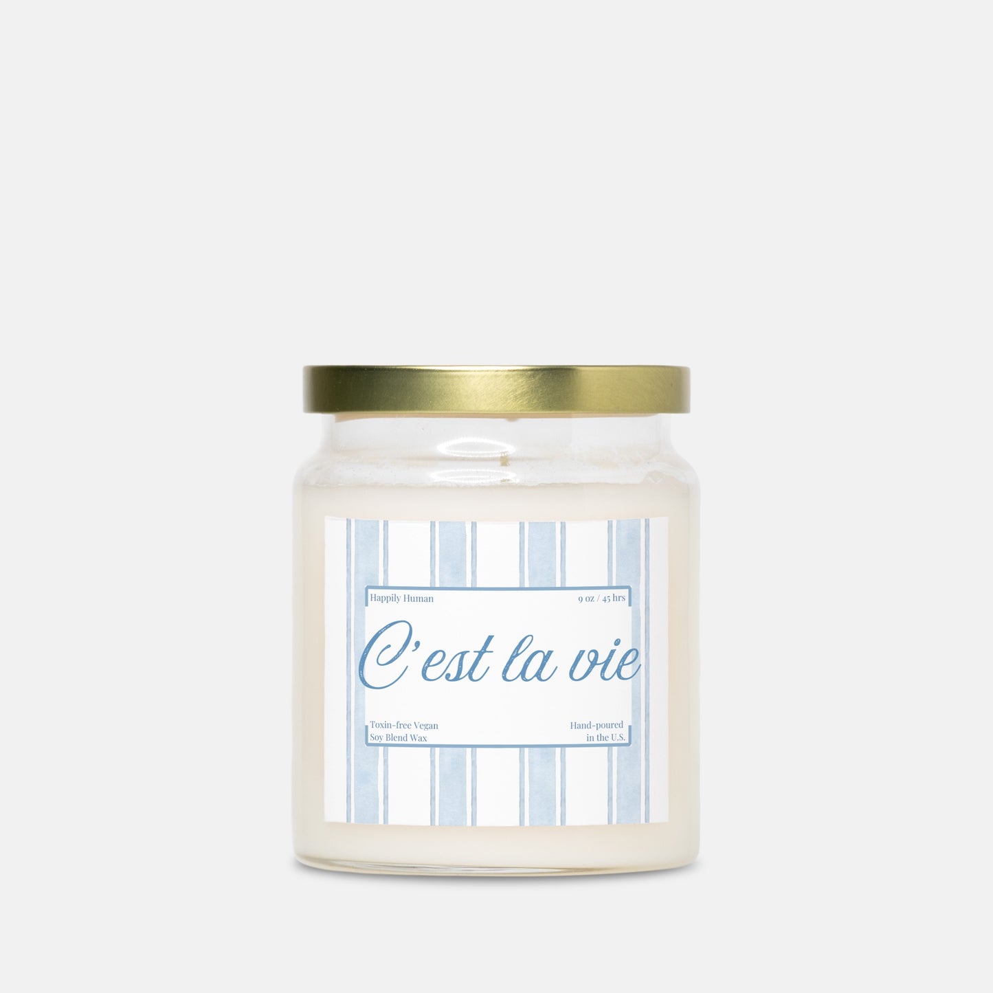 "C'est la vie" Candle Apothecary Jar 9oz