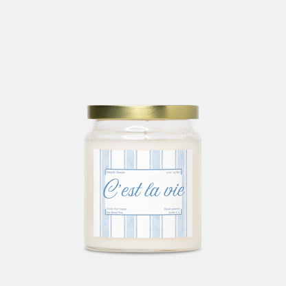 "C'est la vie" Candle Apothecary Jar 9oz