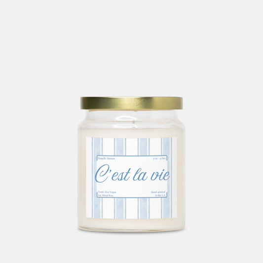 "C'est la vie" Candle Apothecary Jar 9oz