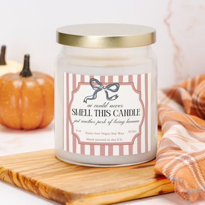 "AI Could Never" Candle Apothecary Jar 9oz