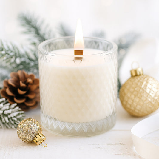 "Wax on Worries Off" Brilliant Glass Candle 15 oz