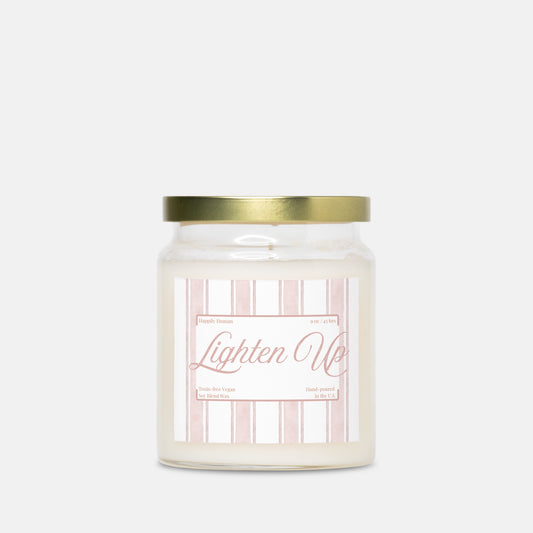 "Lighten Up" Candle Apothecary Jar 9oz